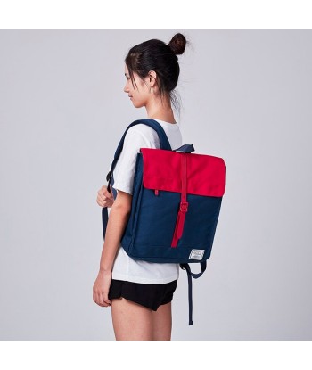 Sac à dos Ordinateur Femme 14 pouces - Rouge et Bleu Faites des économies