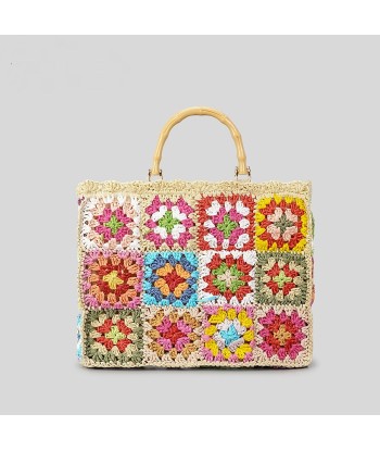 Sac à main en crochet floral Pour