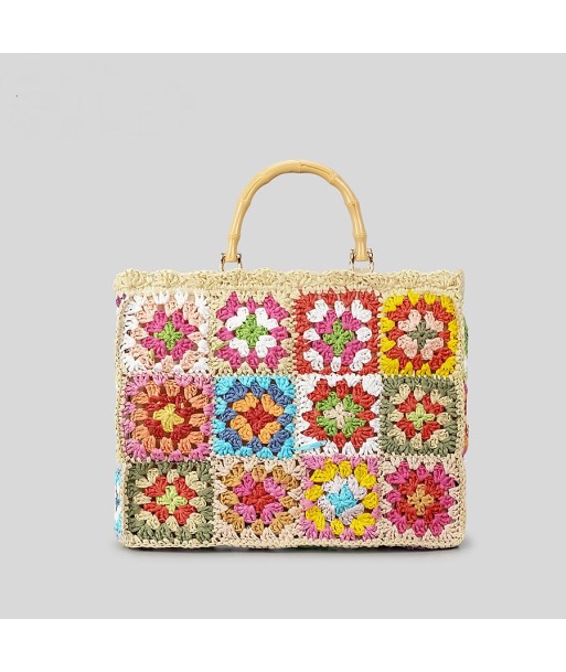 Sac à main en crochet floral Pour