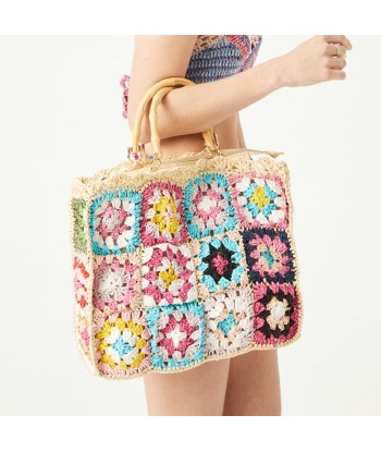 Sac à main en crochet floral Pour