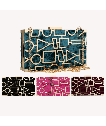 Pochette | Effet Marbre Noir de technologie