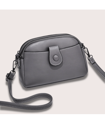 Sac Pochette Femme Cuir Gris est présent 