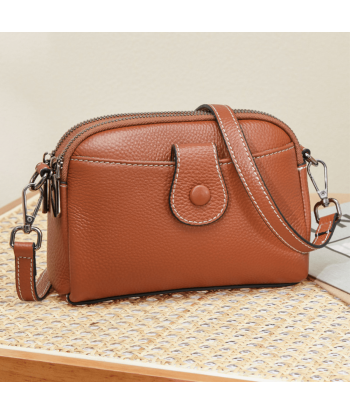 Sac Pochette Femme Cuir Marron le concept de la Pate a emporter 