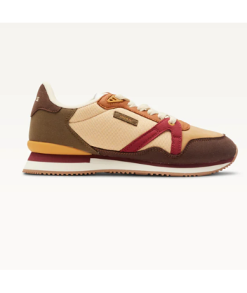 SNEAKERS ANDREE MARRON BEIGE BORDEAUX de l' environnement