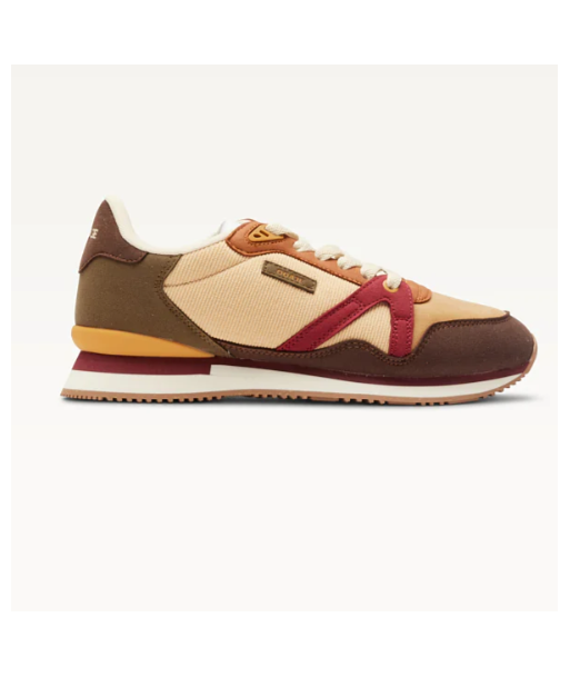 SNEAKERS ANDREE MARRON BEIGE BORDEAUX de l' environnement