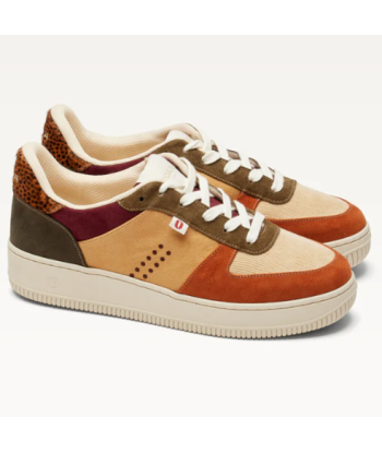 SNEAKERS MAXENCE COGNAC CREME ET SAPIN Découvrez la collection