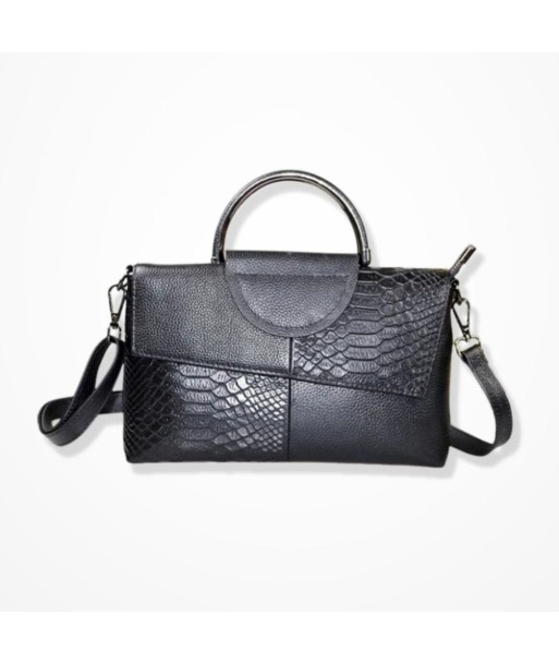 Sac Pochette Cuir Bandoulière – Allure Serpentine l'achat 