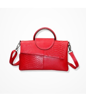 Sac Pochette Cuir Bandoulière – Allure Serpentine l'achat 