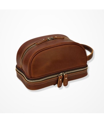 Pochette Cuir Marron Homme - Charme Tawny une grave pollution 