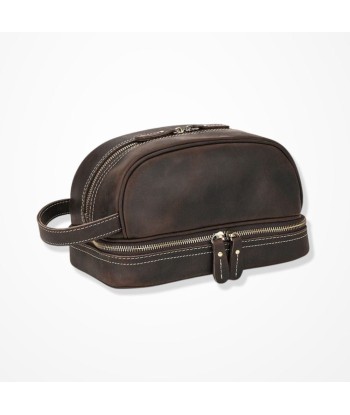 Pochette Cuir Marron Homme - Charme Tawny une grave pollution 