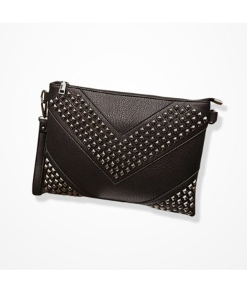 Pochette Bandoulière Cuir Noir Femme - Éclat Ténébreux Véritable concentré