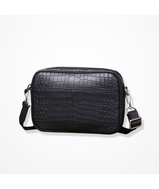 Pochette Homme Cuir Luxe - Crocodile Noire À commander