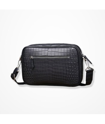 Pochette Homme Cuir Luxe - Crocodile Noire À commander