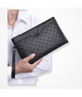 Grande Pochette Cuir Noir Homme – Splendide Signature Toutes les collections ici