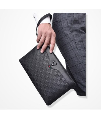 Grande Pochette Cuir Noir Homme – Splendide Signature Toutes les collections ici