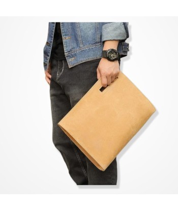 Pochette Homme Véritable Cuir - Charme Distingué prix