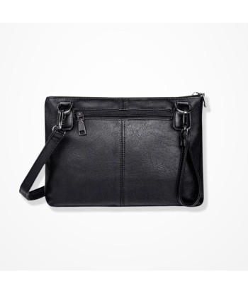 Pochette Cuir Noir Bandoulière Homme - Signature Obscure 50% de réduction en Octobre 2024