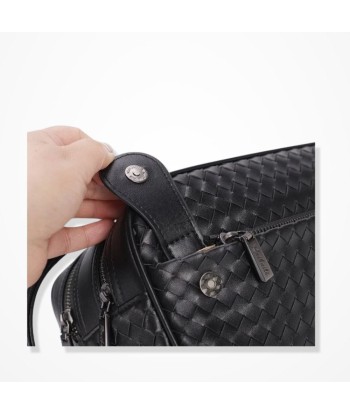 Pochette Cuir Noir - Élégance Tissée votre restaurant rapide dans 