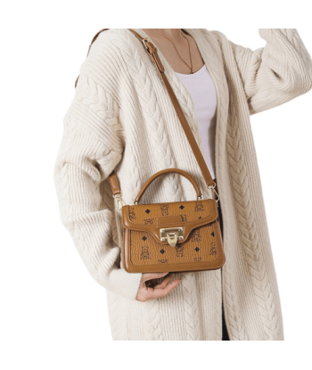 Sac à Main Marron en Cuir pour Femme - LuxeChic basket pas cher