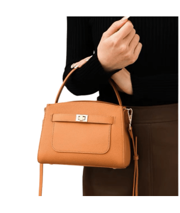 Sac à main Femme Camel Tendance - Élégance Pure brillant des détails fins