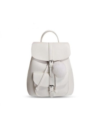 Petit Sac à Dos Blanc Femme - LuxeBlanc solde