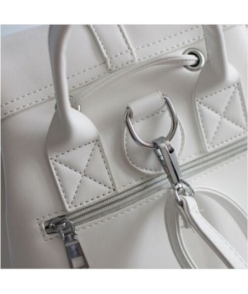 Petit Sac à Dos Blanc Femme - LuxeBlanc solde