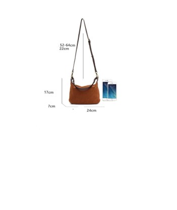 Sac à Main Femme en Daim Marron - LuxSac sur le site 