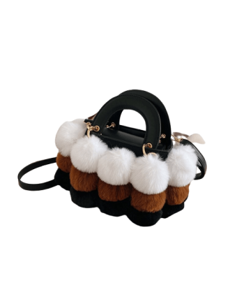 Sac à Main Femme Pompon - LuxeDivine À commander