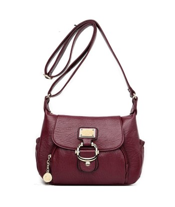 Sac Besace Femme Bordeau - Style Rougegorge le concept de la Pate a emporter 