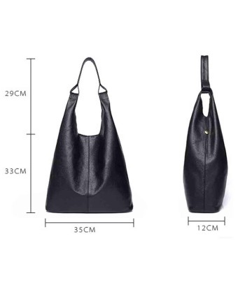 Sacs à Main en Cuir Noir Femme - NoirLuxe en ligne des produits 