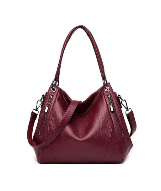 Sac à Main Femme Couleur Bordeaux - Ruby Chic de pas cher