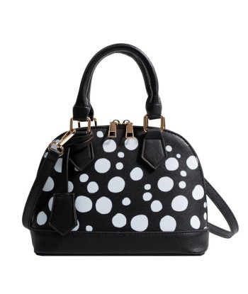 Sac à Main Femme Noir Pois Blanc - ÉlégancePure brillant des détails fins