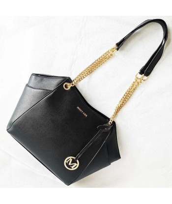 Sac à Main Femme Noir Chaîne - Glam'Noir destockage