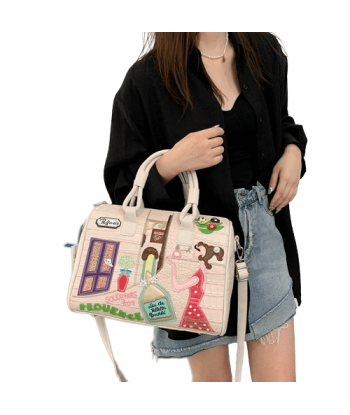 Sac à Main avec Dessin de Femme - GlamTouch pas cher 