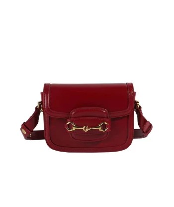 Sac Besace Femme Rouge Foncé - RubyWave Véritable concentré