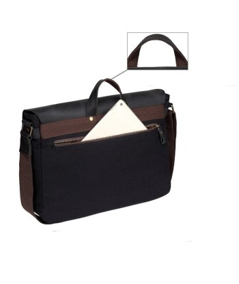 Sac Besace Femme Noir Etudiante - Glam Noir Découvrez la collection