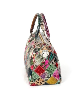 Sac à Main Femme à Carreaux Multicolores - Luxe Chic le concept de la Pate a emporter 