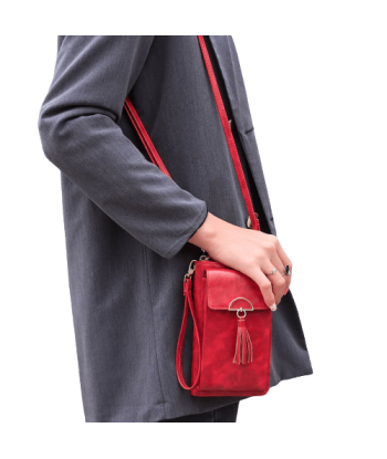 Sac à Bandoulière Rouge Femme - RedFashion prix