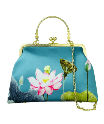 Sac à Bandoulière Motif Fleur Bleu Femme - FlowBlue la chaussure