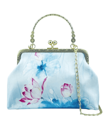 Sac à Bandoulière Motif Fleur Bleu Femme - FlowBlue la chaussure