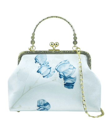 Sac à Bandoulière Motif Fleur Bleu Femme - FlowBlue la chaussure