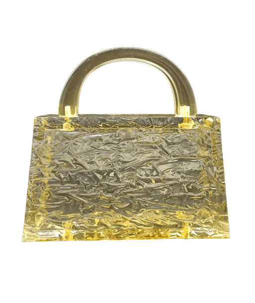 Sac à Main Femme Transparent - Diamant Clarity brillant des détails fins