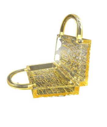 Sac à Main Femme Transparent - Diamant Clarity brillant des détails fins