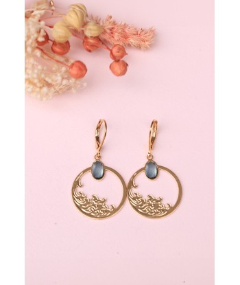 Boucles d'Oreilles HOKUSAI - Dormeuses Medium plus qu'un jeu 